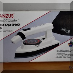 Z07. Franzus Travel steam and spray iron - $8